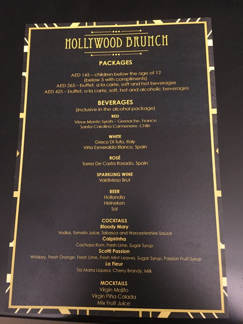 Hollywood Brunch, Delphine - Dubai