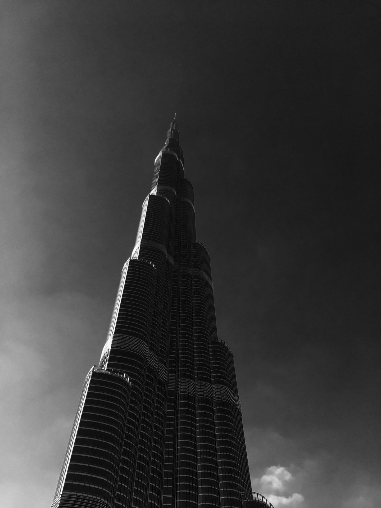 Burj-Khalifa-Dubai-Black-White