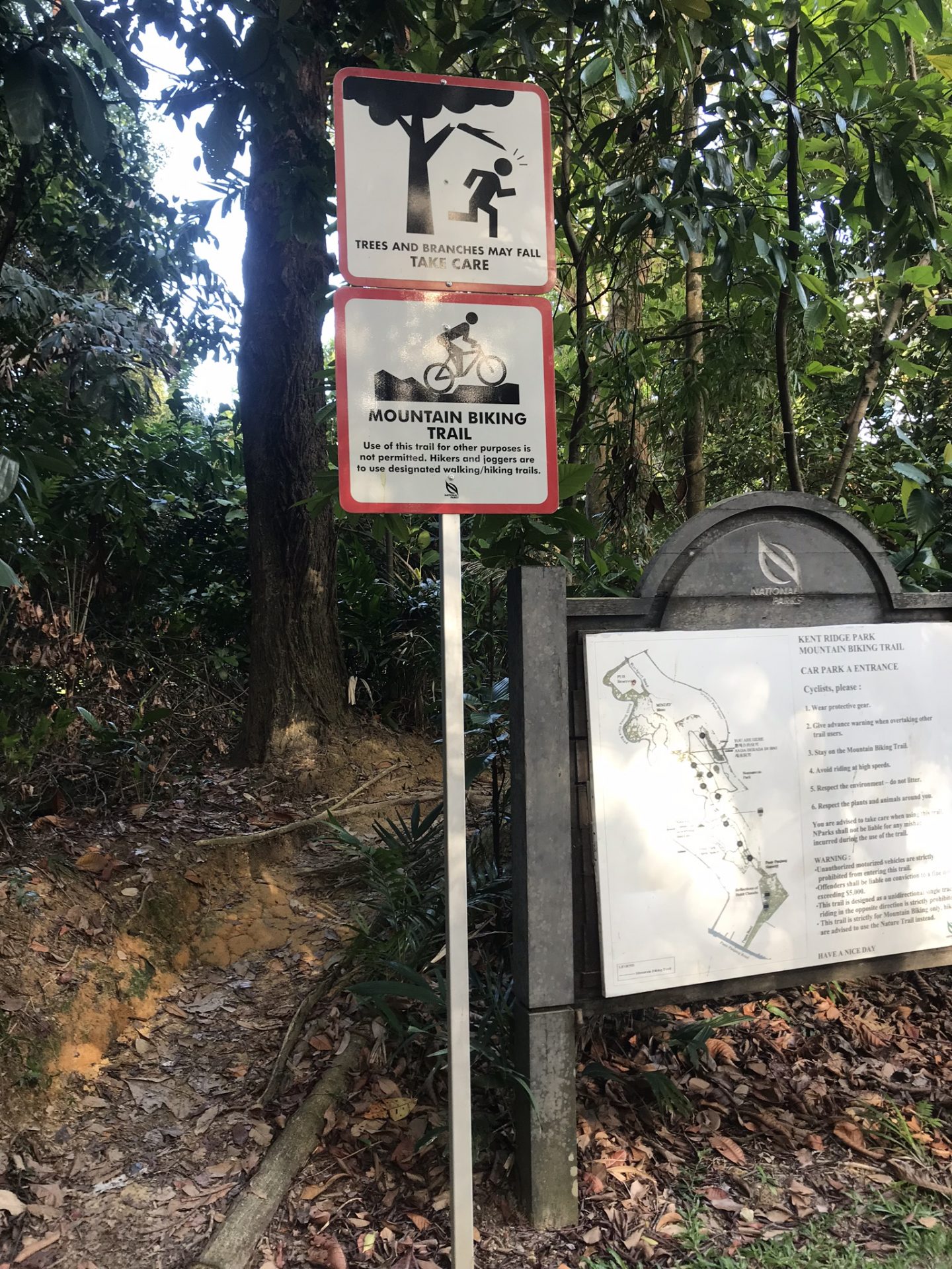 Mountain-biking-Kent-Ridge-Park