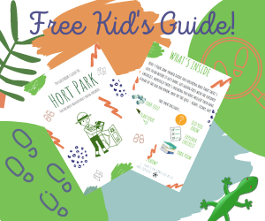 Download our FREE kids guide to Hort Park - complete with little explorer quiz